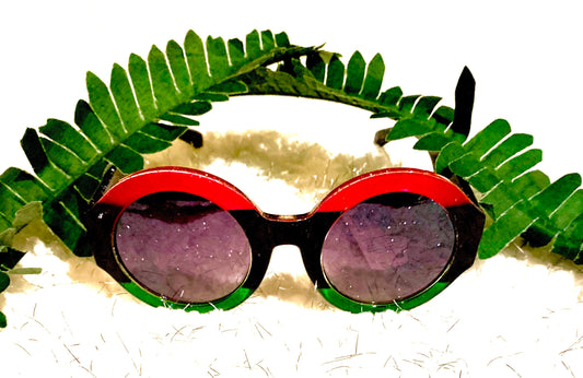 Designer inspired round sunglasses